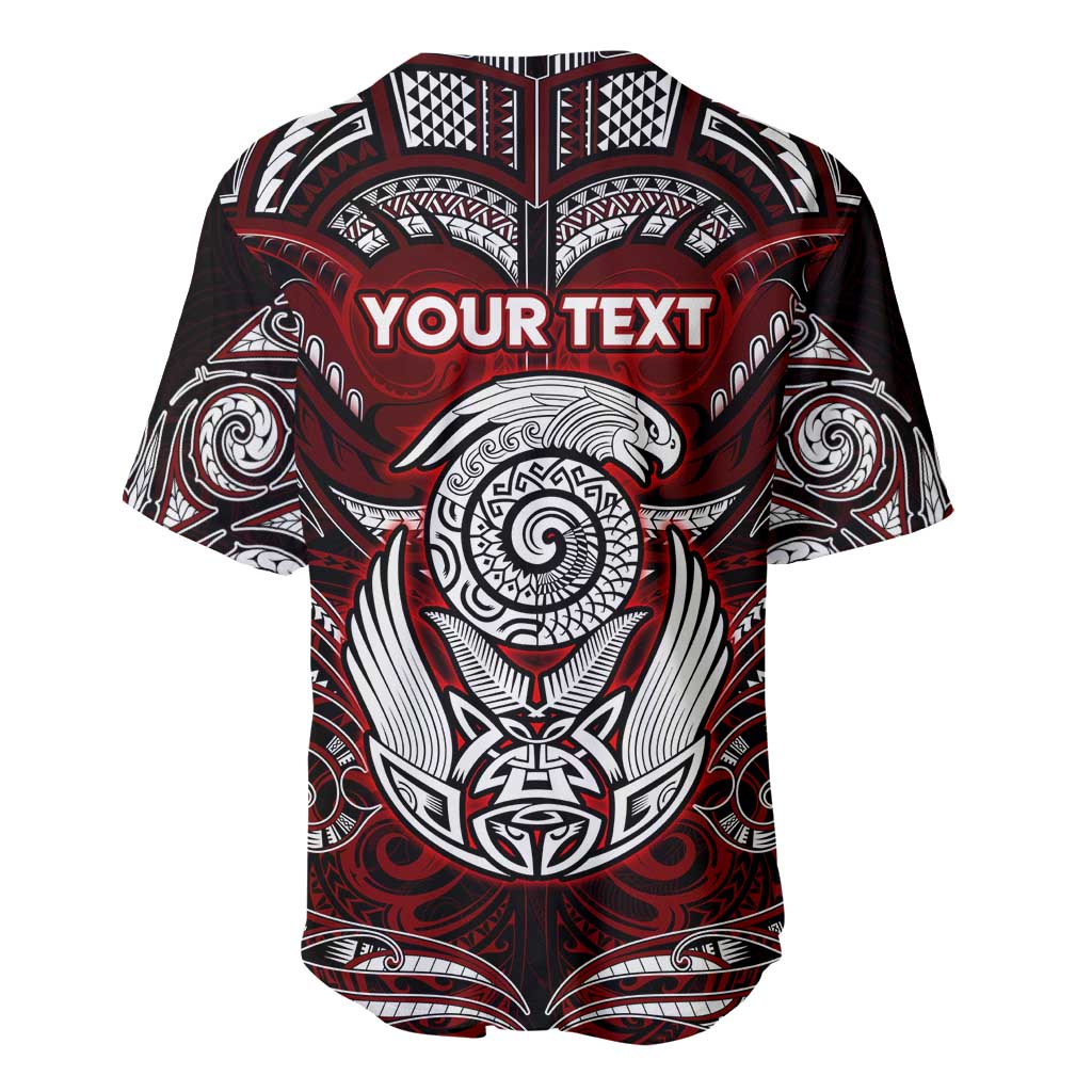 Personalized New Zealand Aotearoa Rugby Baseball Jersey Maori Fern Tattoo Art DT02 - Polynesian Pride