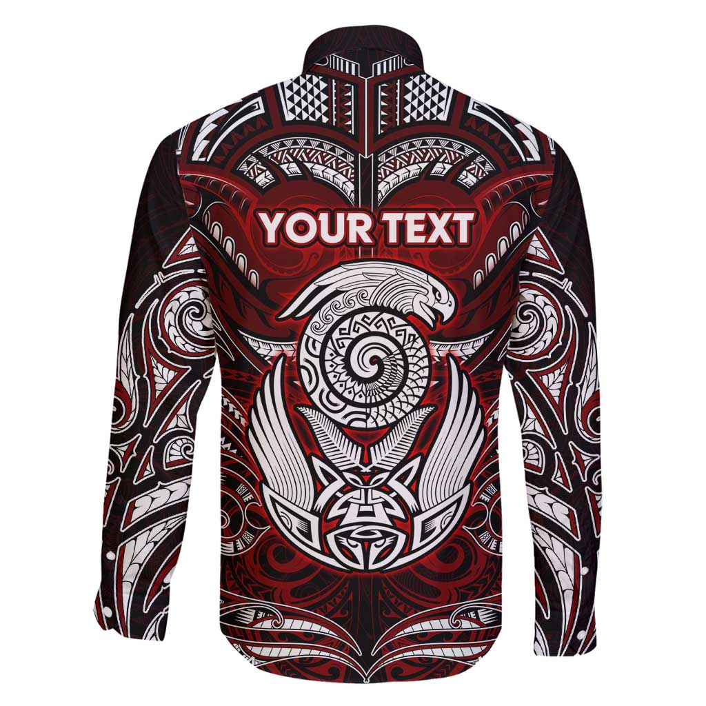 Personalized New Zealand Aotearoa Rugby Family Matching Mermaid Dress and Hawaiian Shirt Maori Fern Tattoo Art DT02 - Polynesian Pride
