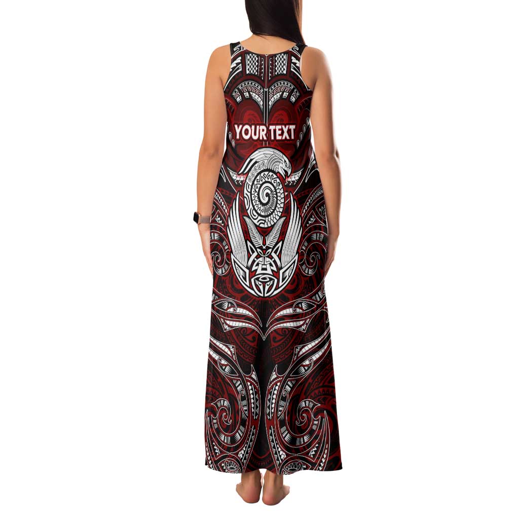 Personalized New Zealand Aotearoa Rugby Family Matching Tank Maxi Dress and Hawaiian Shirt Maori Fern Tattoo Art DT02 - Polynesian Pride