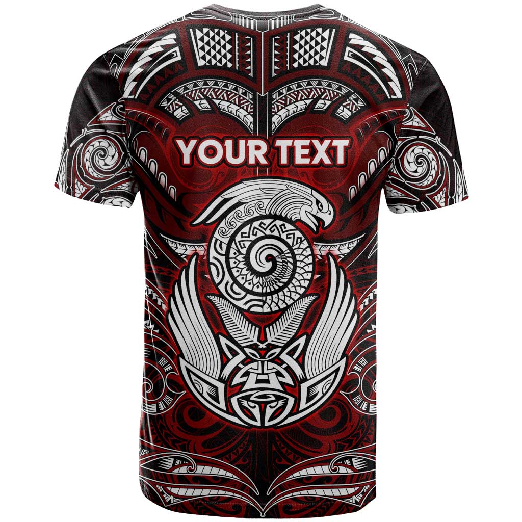 Personalized New Zealand Aotearoa Rugby T Shirt Maori Fern Tattoo Art DT02 - Polynesian Pride