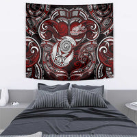 New Zealand Aotearoa Rugby Tapestry Maori Fern Tattoo Art