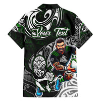 Personalized NZ Aotearoa Rugby Family Matching Tank Maxi Dress and Hawaiian Shirt New Zealand Silver Fern DT02 - Polynesian Pride