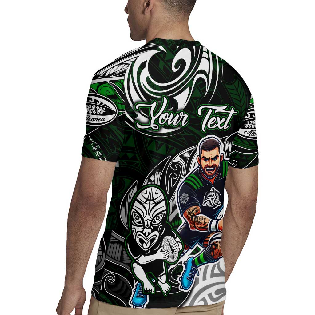 Personalized NZ Aotearoa Rugby Rugby Jersey New Zealand Silver Fern