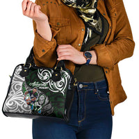 NZ Aotearoa Rugby Shoulder Handbag New Zealand Silver Fern
