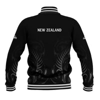 New Zealand Baseball Jacket Rugby 2023 Champions Black DT02 - Polynesian Pride
