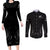 New Zealand Couples Matching Long Sleeve Bodycon Dress and Long Sleeve Button Shirt Rugby 2023 Champions Black DT02 Black - Polynesian Pride