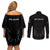 New Zealand Couples Matching Off Shoulder Short Dress and Long Sleeve Button Shirt Rugby 2023 Champions Black DT02 - Polynesian Pride