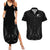 New Zealand Couples Matching Summer Maxi Dress and Hawaiian Shirt Rugby 2023 Champions Black DT02 Black - Polynesian Pride