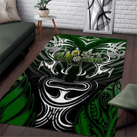 Warriors Maori Darts Area Rug New Zealand Darts Silver Fern