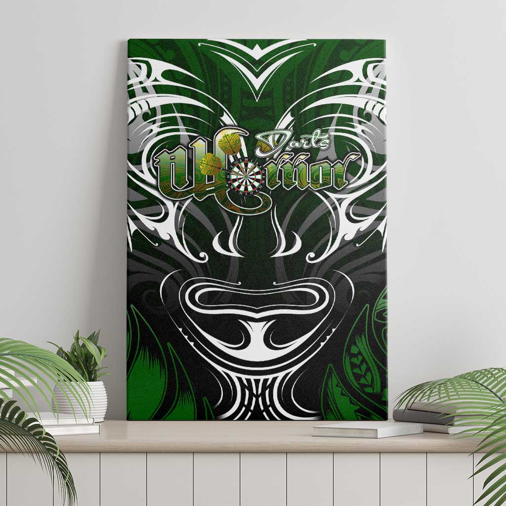 Warriors Maori Darts Canvas Wall Art New Zealand Darts Silver Fern