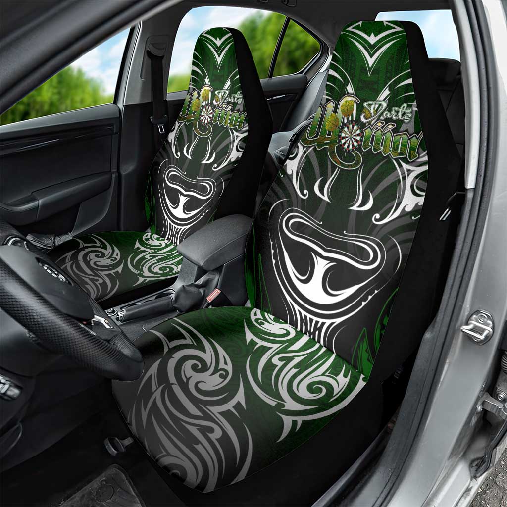 Warriors Maori Darts Car Seat Cover New Zealand Darts Silver Fern