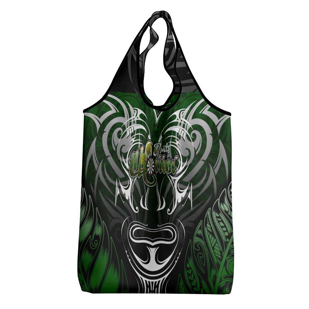 Warriors Maori Darts Grocery Bag New Zealand Darts Silver Fern