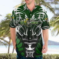 Personalised Warriors Maori Darts Hawaiian Shirt New Zealand Darts Silver Fern DT02 - Polynesian Pride