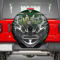 Warriors Maori Darts Spare Tire Cover New Zealand Darts Silver Fern