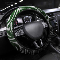 Warriors Maori Darts Steering Wheel Cover New Zealand Darts Silver Fern