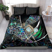 New Zealand Darts Bedding Set NZ Paua Shell Maori Fern