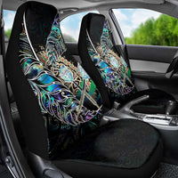 New Zealand Darts Car Seat Cover NZ Paua Shell Maori Fern