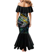 Personalised New Zealand Darts Mermaid Dress NZ Paua Shell Maori Fern