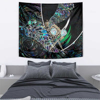 New Zealand Darts Tapestry NZ Paua Shell Maori Fern