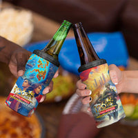 The Philippines 126th Independence Anniversary 4 in 1 Can Cooler Tumbler Art Style - Polynesian Pride