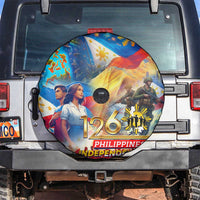 The Philippines 126th Independence Anniversary Spare Tire Cover Art Style - Polynesian Pride