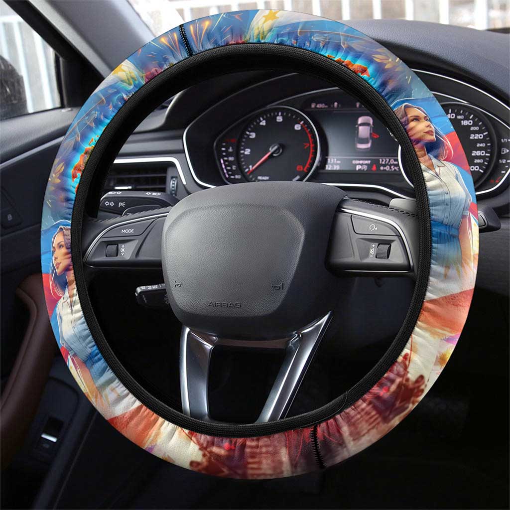 The Philippines 126th Independence Anniversary Steering Wheel Cover Art Style - Polynesian Pride