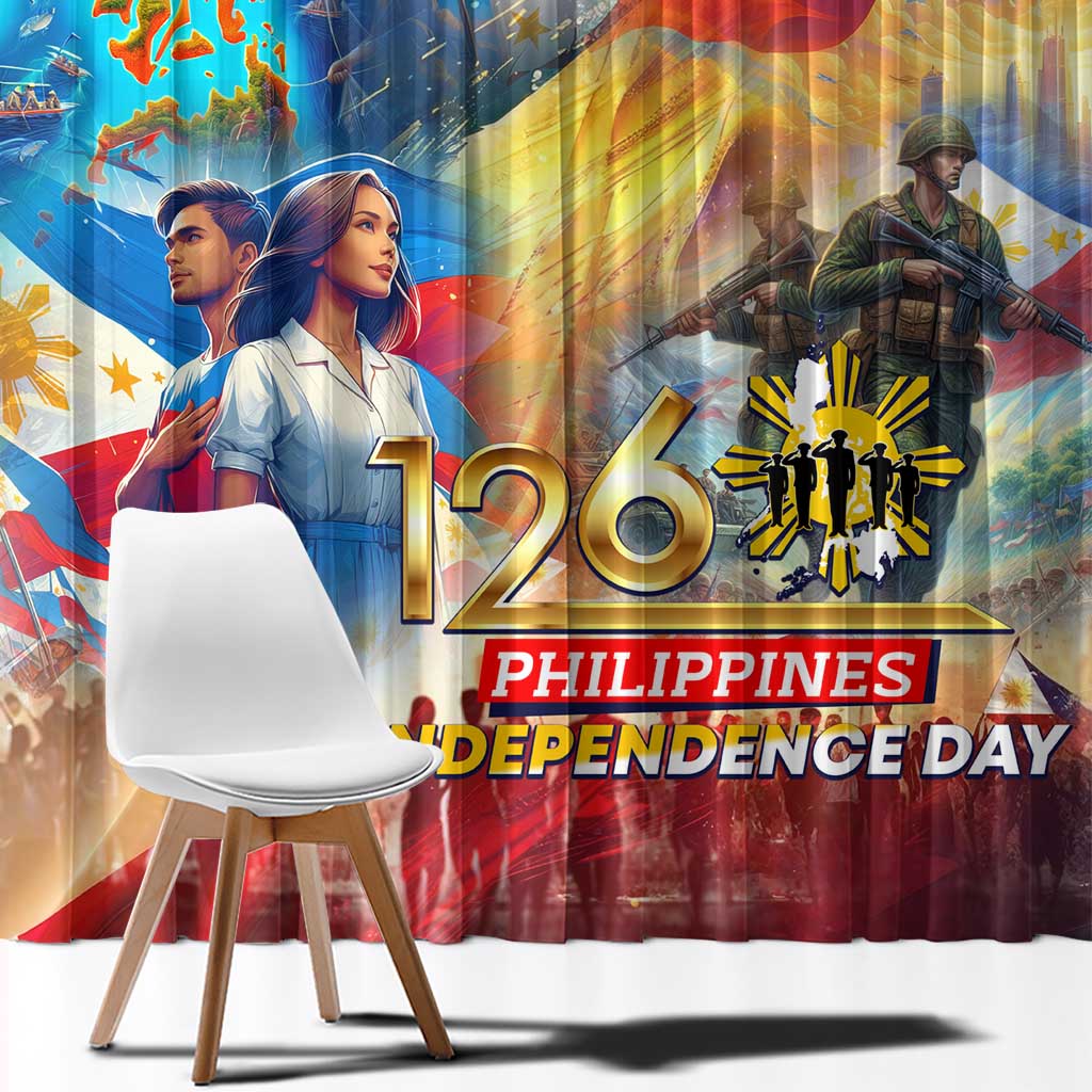 The Philippines 126th Independence Anniversary Window Curtain Art Style DT02 - Polynesian Pride