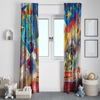 The Philippines 126th Independence Anniversary Window Curtain Art Style DT02 - Polynesian Pride