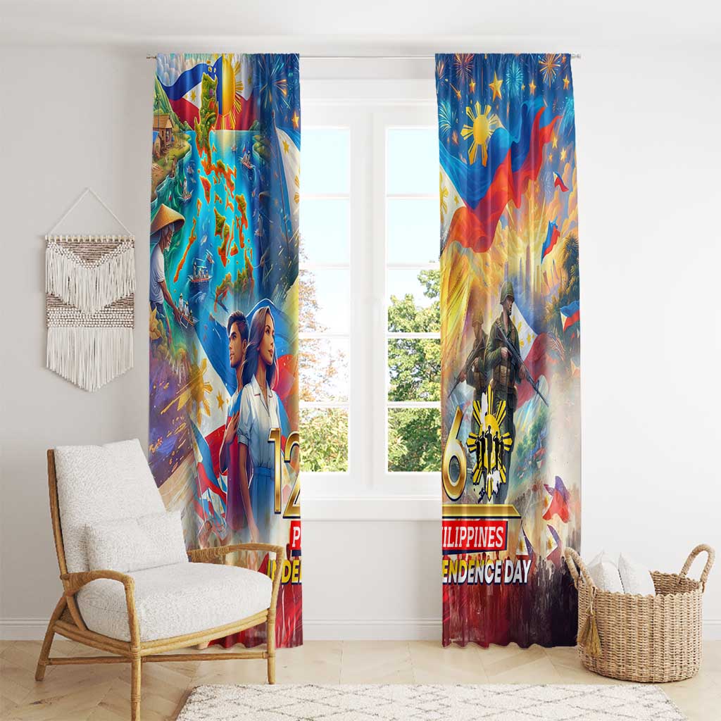 The Philippines 126th Independence Anniversary Window Curtain Art Style DT02 - Polynesian Pride