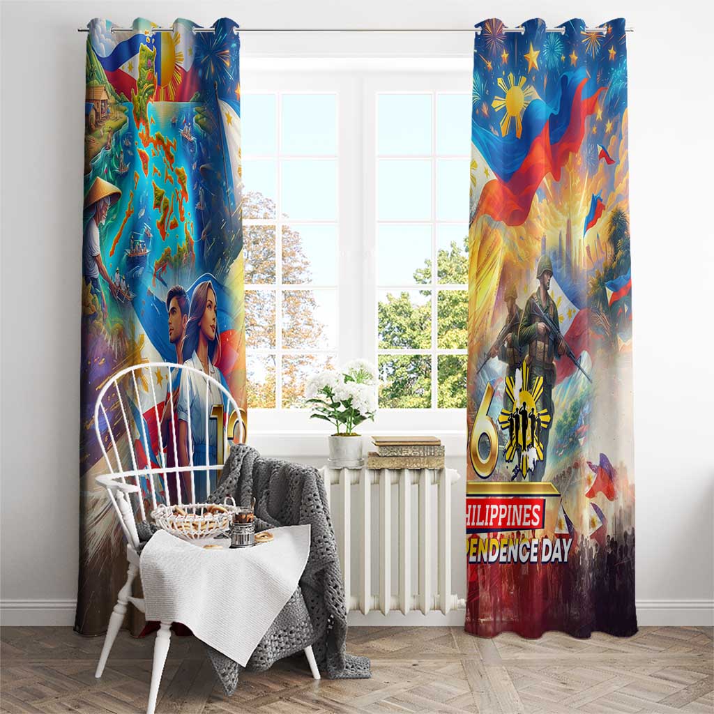 The Philippines 126th Independence Anniversary Window Curtain Art Style DT02 - Polynesian Pride
