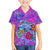 Personalized Dolphin Polynesia Hawaiian Shirt Hibiscus Tropical Wave - Purple Vibes