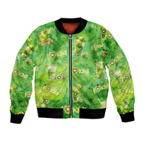 I Love Kiwi Bomber Jacket New Zealand Kiwi Fruit Summer Cocktail
