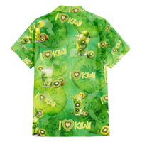 I Love Kiwi Family Matching Summer Maxi Dress and Hawaiian Shirt New Zealand Kiwi Fruit Summer Cocktail DT02 - Polynesian Pride