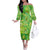 I Love Kiwi Off The Shoulder Long Sleeve Dress New Zealand Kiwi Fruit Summer Cocktail