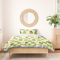 Kiwi Cute Humorous Bedding Set New Zealand Fruit DT02 - Polynesian Pride