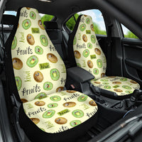 Kiwi Cute Humorous Car Seat Cover New Zealand Fruit