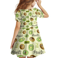Kiwi Cute Humorous Family Matching Tank Maxi Dress and Hawaiian Shirt New Zealand Fruit DT02 - Polynesian Pride