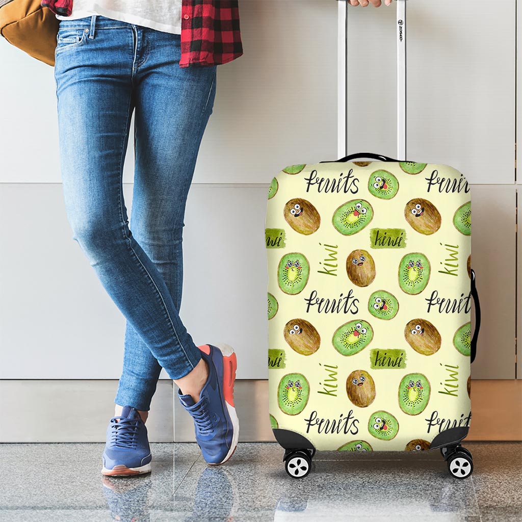 Kiwi Cute Humorous Luggage Cover New Zealand Fruit