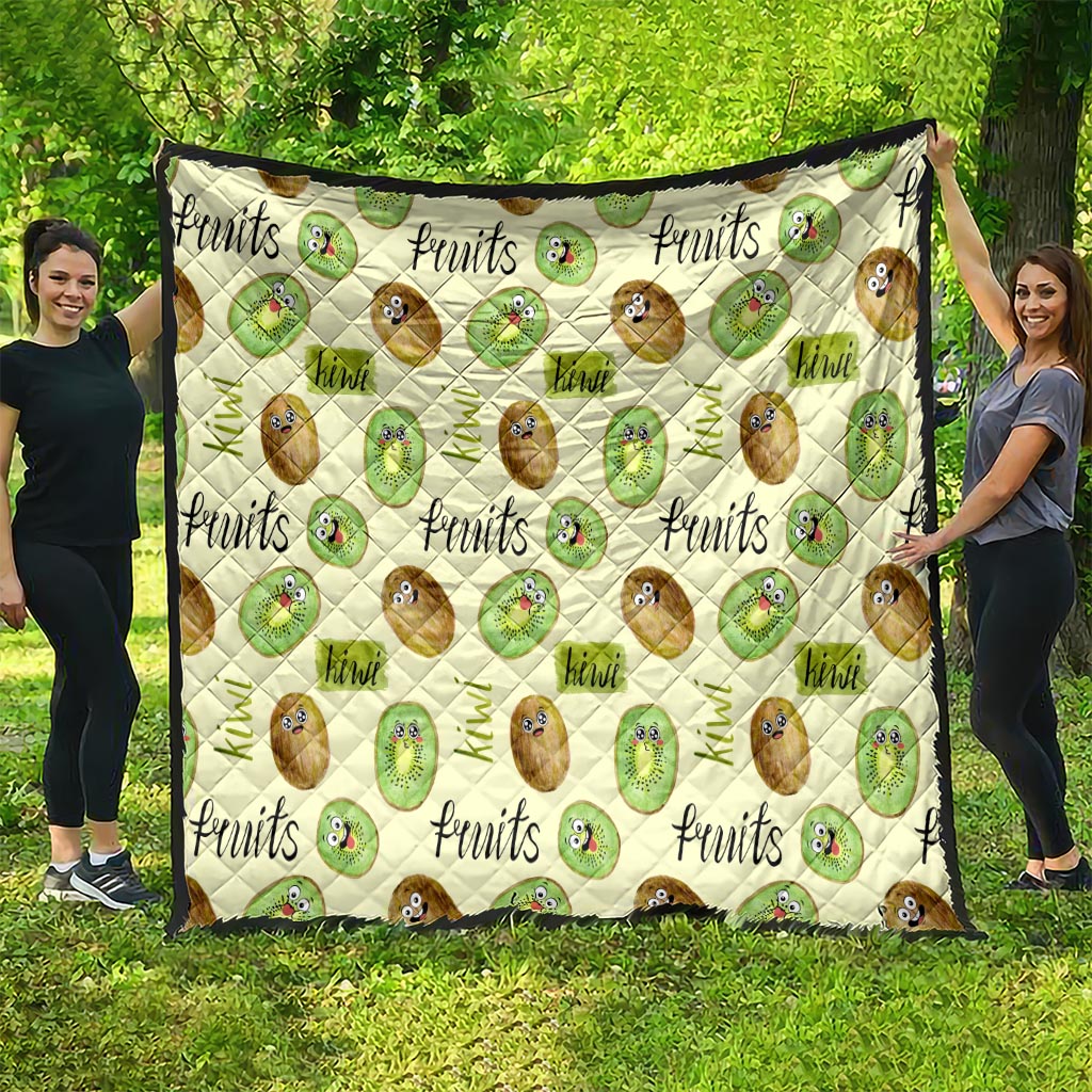 Kiwi Cute Humorous Quilt New Zealand Fruit DT02 - Polynesian Pride
