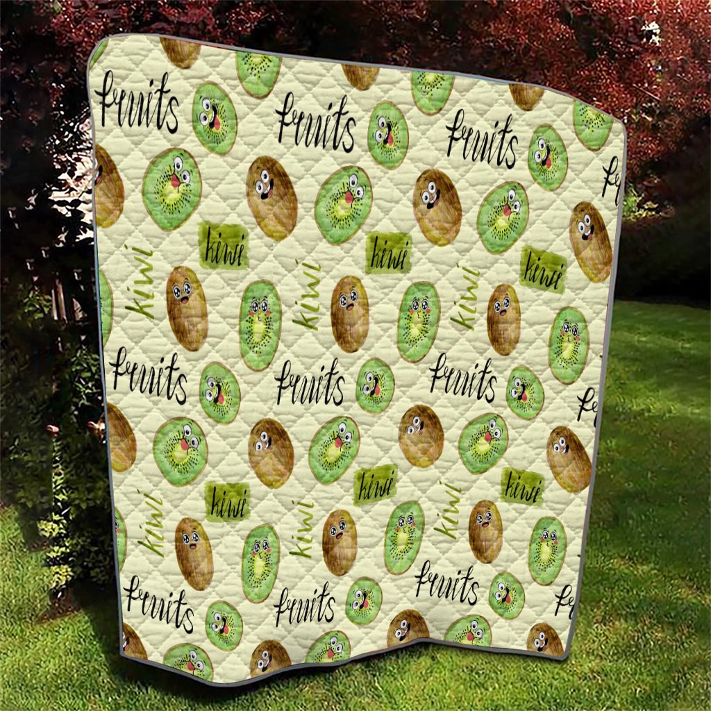 Kiwi Cute Humorous Quilt New Zealand Fruit DT02 - Polynesian Pride
