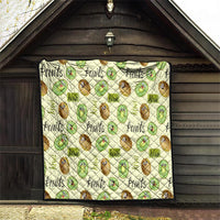 Kiwi Cute Humorous Quilt New Zealand Fruit DT02 - Polynesian Pride