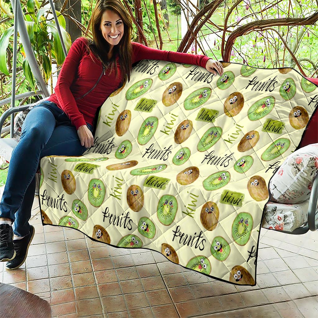 Kiwi Cute Humorous Quilt New Zealand Fruit DT02 - Polynesian Pride