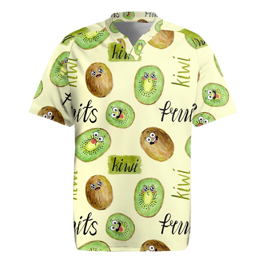 Kiwi Cute Humorous Rugby Jersey New Zealand Fruit