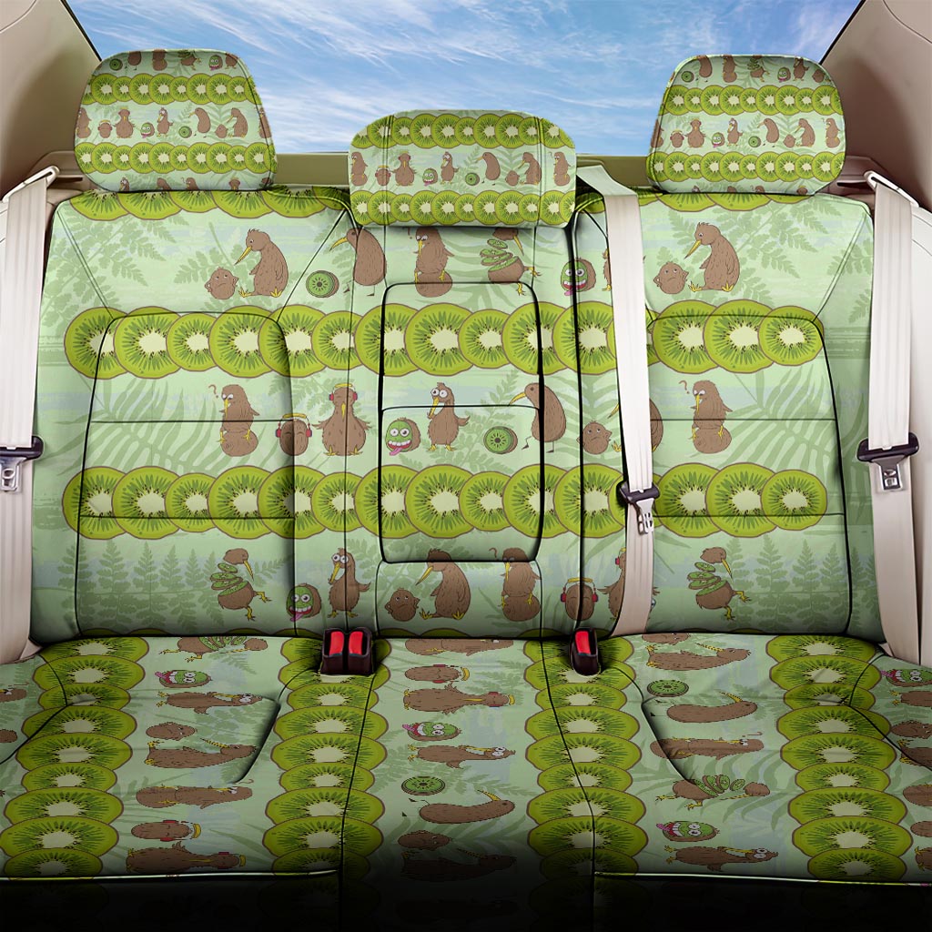 New Zealand Kiwi Fruit Witty Kiwi Bird Back Car Seat Cover