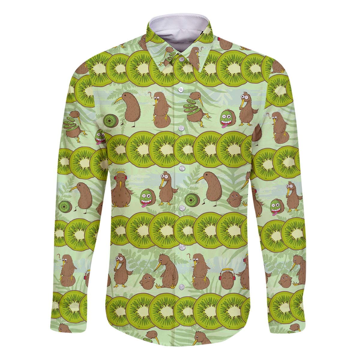 New Zealand Kiwi Fruit Witty Kiwi Bird Family Matching Puletasi and Hawaiian Shirt