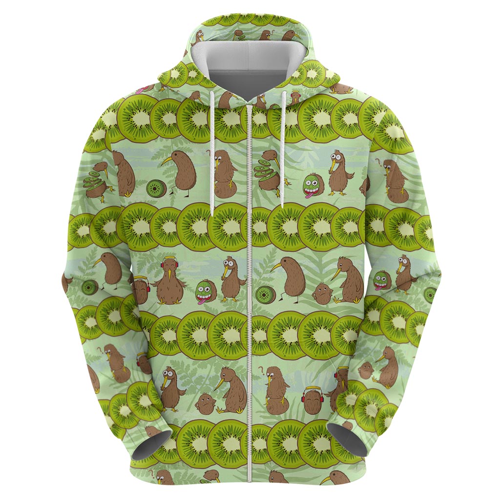 New Zealand Kiwi Fruit Witty Kiwi Bird Hoodie