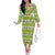 New Zealand Kiwi Fruit Witty Kiwi Bird Off The Shoulder Long Sleeve Dress