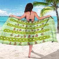 New Zealand Kiwi Fruit Witty Kiwi Bird Sarong