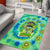 Just a Girl Who Loves Kiwis Area Rug New Zealand Tie Dye