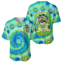 Just a Girl Who Loves Kiwis Baseball Jersey New Zealand Tie Dye DT02 - Polynesian Pride
